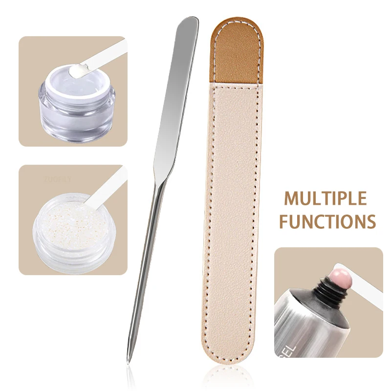 

Новинка, палочка для макияжа Sdotter из нержавеющей стали для смешивания цветов, палочка для смешивания макияжа, палочка для смешивания тонального крема, косметический инструмент для смешивания