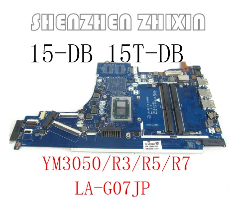 Youurui-motherboard Laptop para hp Teste Completo Mainboard Ym3050 r3 r5 r7 Cpu Fpp55 La-g07jp 15t-db 15-db 15-dx