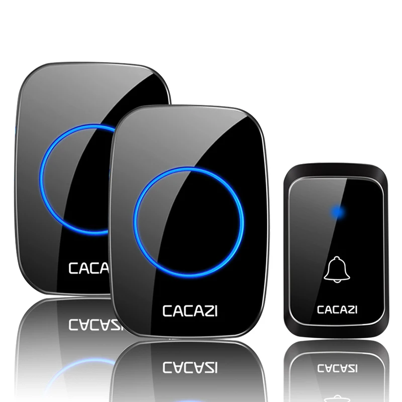 aliexpress.com - CACAZI A06 DC battery-operated Wireless Waterproof Doorbell 300M Remote 36 chimes Cordless Home Cordless Call Bell
