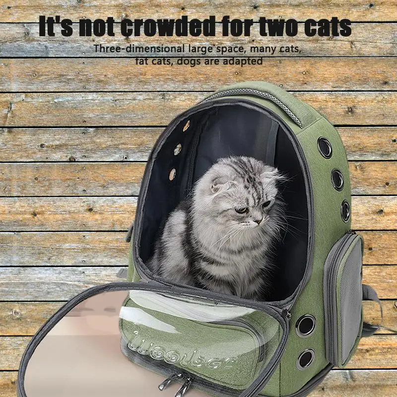 Ultimate Large-Capacity Portable Transparent Space Capsule Pet Bag - The Perfect Solution for Traveling with Your Beloved Pets