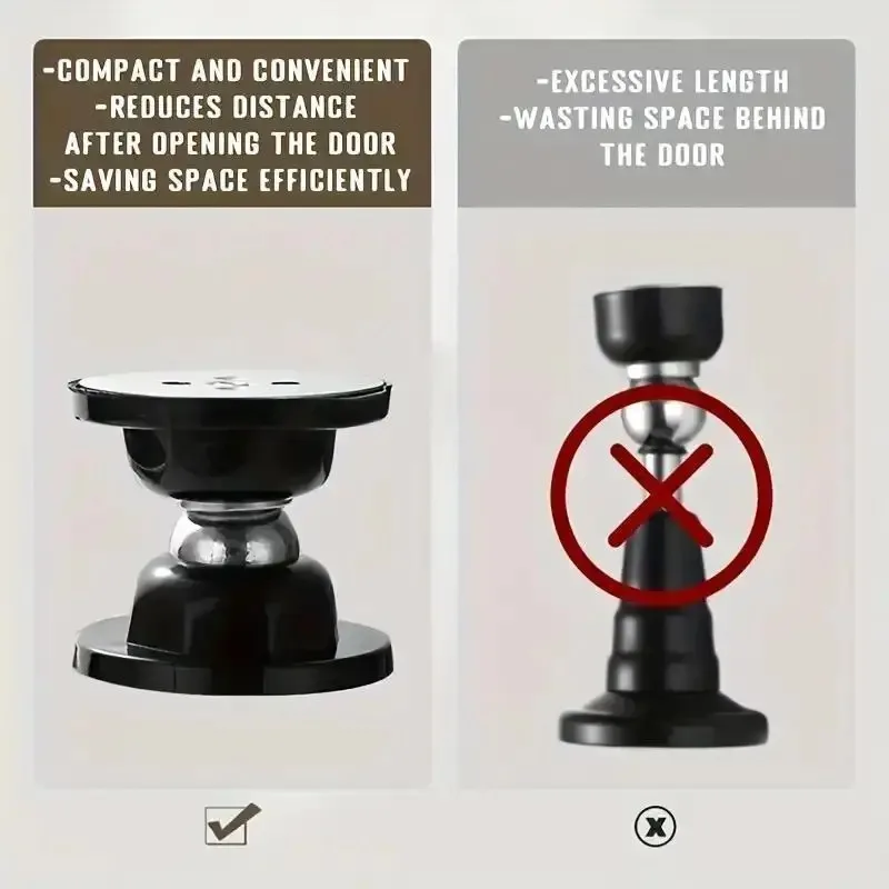 Silicone Door Suck Hotel Household Strong Magnetic Strong Mute Door Touch Silicone Anti-collision Door Stall Door Stopper