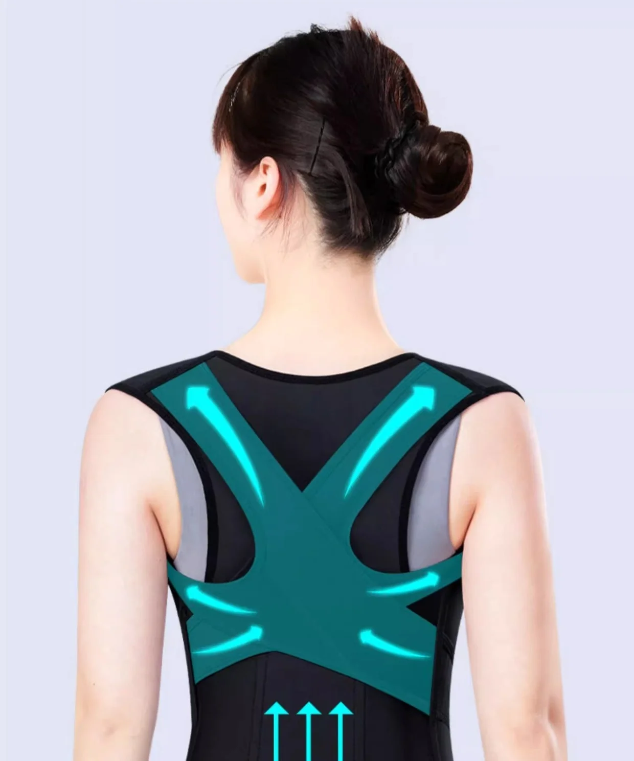 Hot Breathable Back Correction Strap Adult Posture Corrector Belt Women Men Back Support Sitting Position Correction Tool
