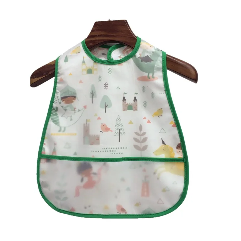 accessoriesdoll baby accessories Baby Bibs EVA Waterproof Lunch Bibs Cartoon Fruits Printing Infants Bibs Boys Girls Feeding Burp Cloths Bibs Apron Clothing baby headband Baby Accessories