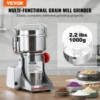 VEVOR 1/2.5KG Commercial Electric Swing Type Grain Mill Grinder,Stainless Steel Pulverizer Powder Machine, for Dry Herbs Grains 2
