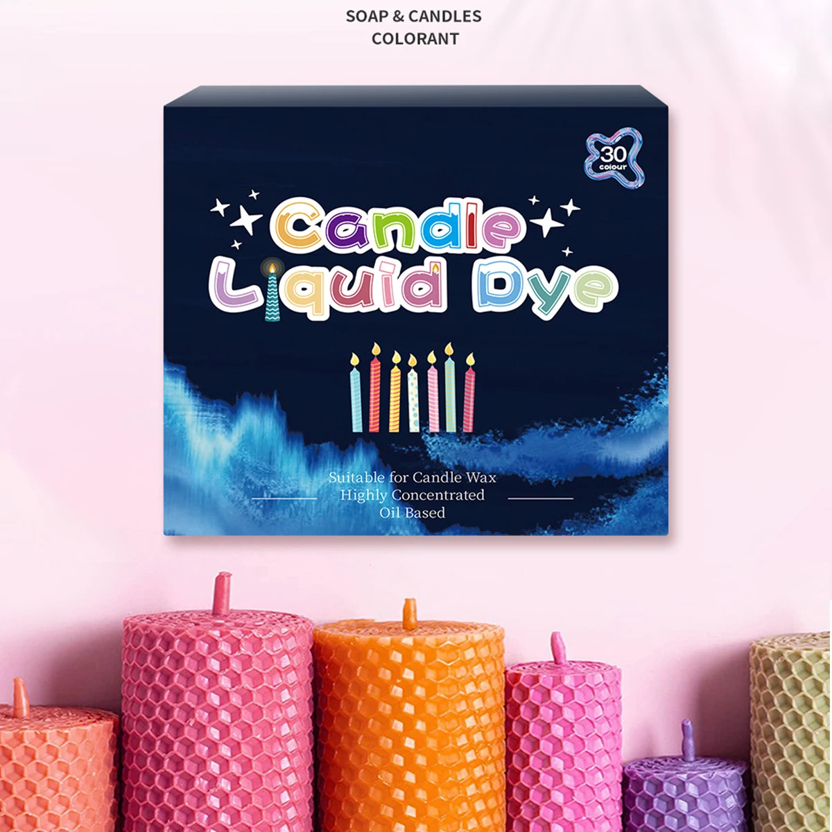 Candle Color Essence 30 Colors Natural Plant Making Handmade Soap Color Essence Soy Wax Pigment Scented Dye DIY Material