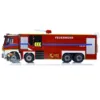 RTR 1/14 8x4 RC Fire Truck Model FlySky I6S Remote Control Fire Sprinkler Vehicles Sounds Lights Battery ESC Toy Gift TH23249 4
