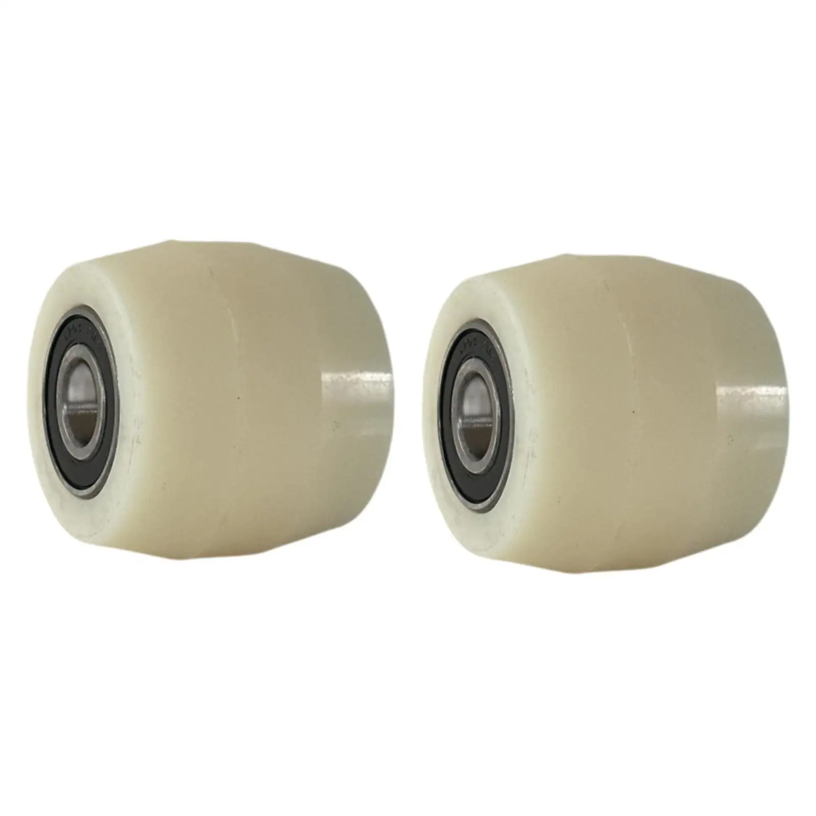 2 Pieces Roller Wheel with Bearings Ground Bull Cart Forklift Wheel Forklift Casters CNC Guiding Wheel ID 20mm Truck Load Wheel