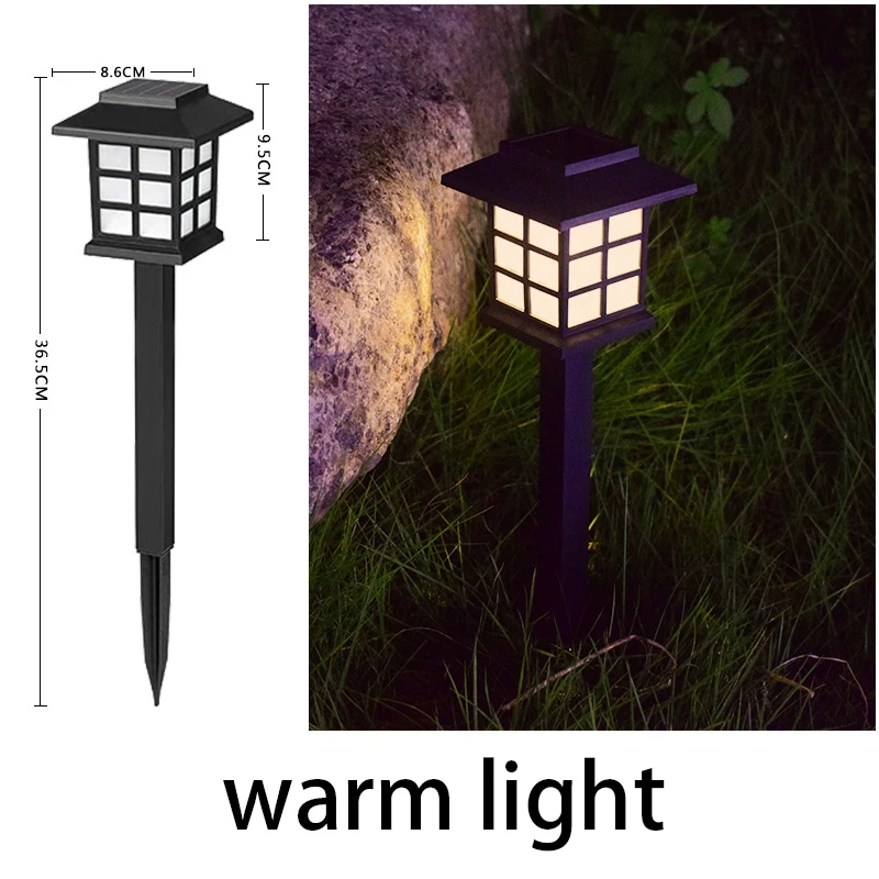 Solar LED Pathway Lights - Waterproof Outdoor Garden and Patio Decoration