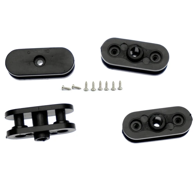 E58 RC Drone Spare Parts Propeller Blade Clip Protection Guards Landing Skid Main Gears Motor Arm with Motor Blade Accessories - 4pcs Blades Clip