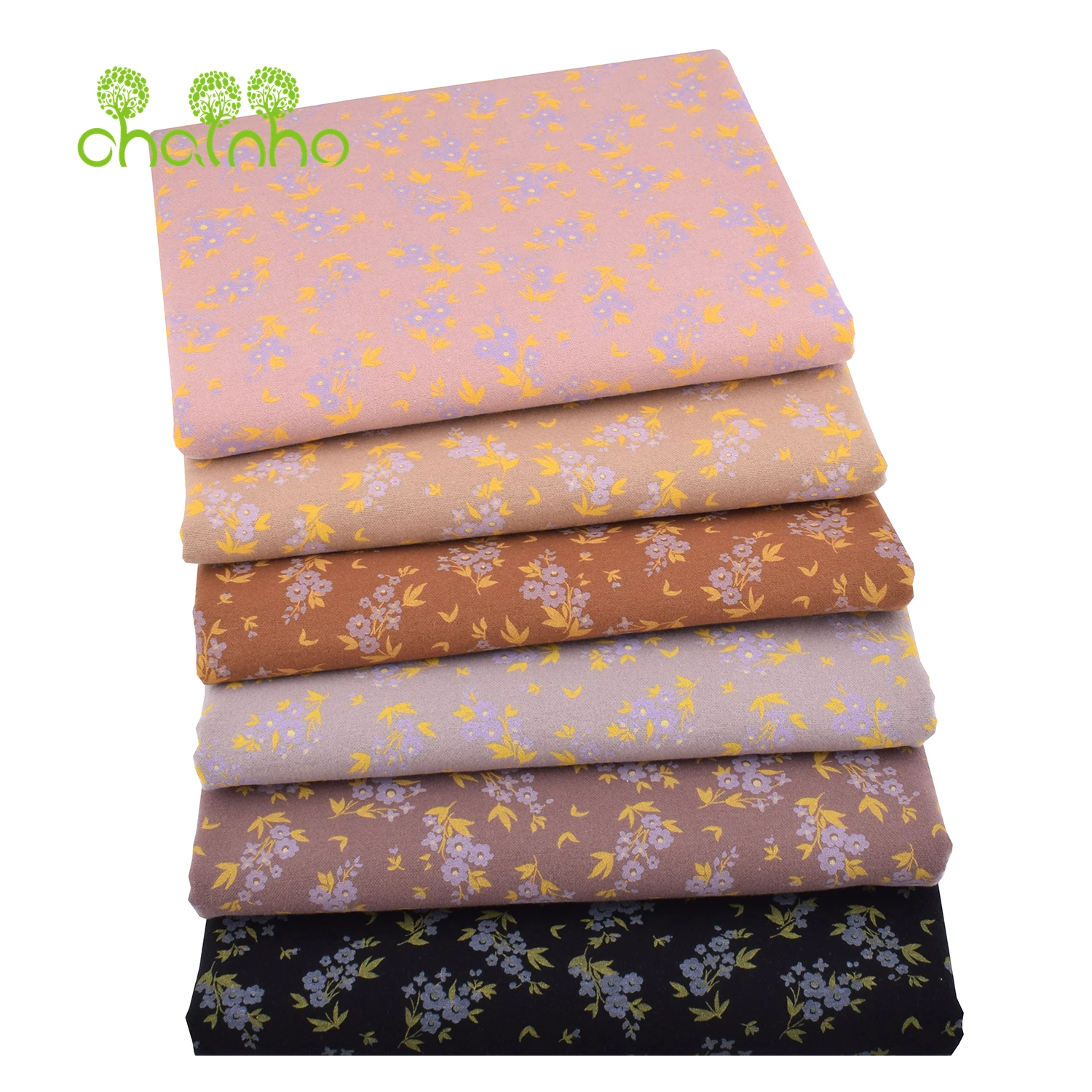 Chainho,Brushed Fabric,Cotton-Polyester,Reactive Dyeing,DIY Sewing Quilting Material For Cushion,Pillow,Sofa,Tablecloth,25MM8