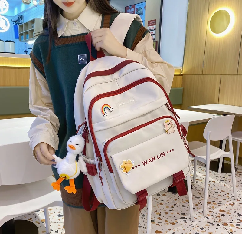 

Schoolbag middle school student junior high school student ins Japanese girl Korean Mori style backpack Korean version Internet