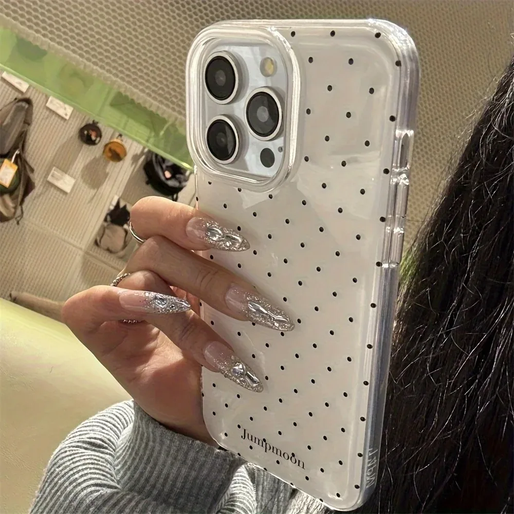 Chic Pink Polka Dot Design Phone Case Cover