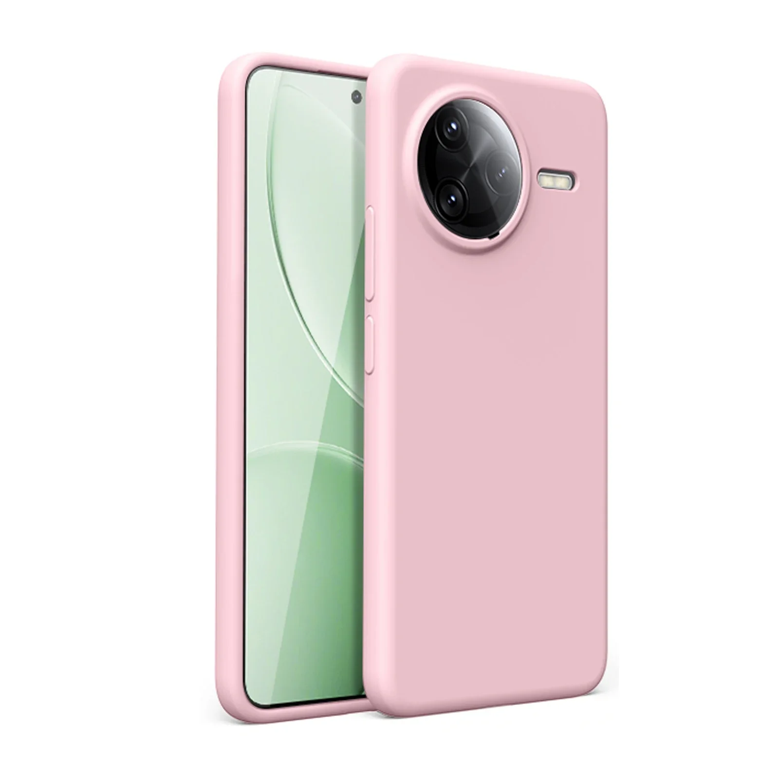 Liquid Silicone Shockproof Case with Microfiber Lining - Smooth, Slim, and Colorful Cover