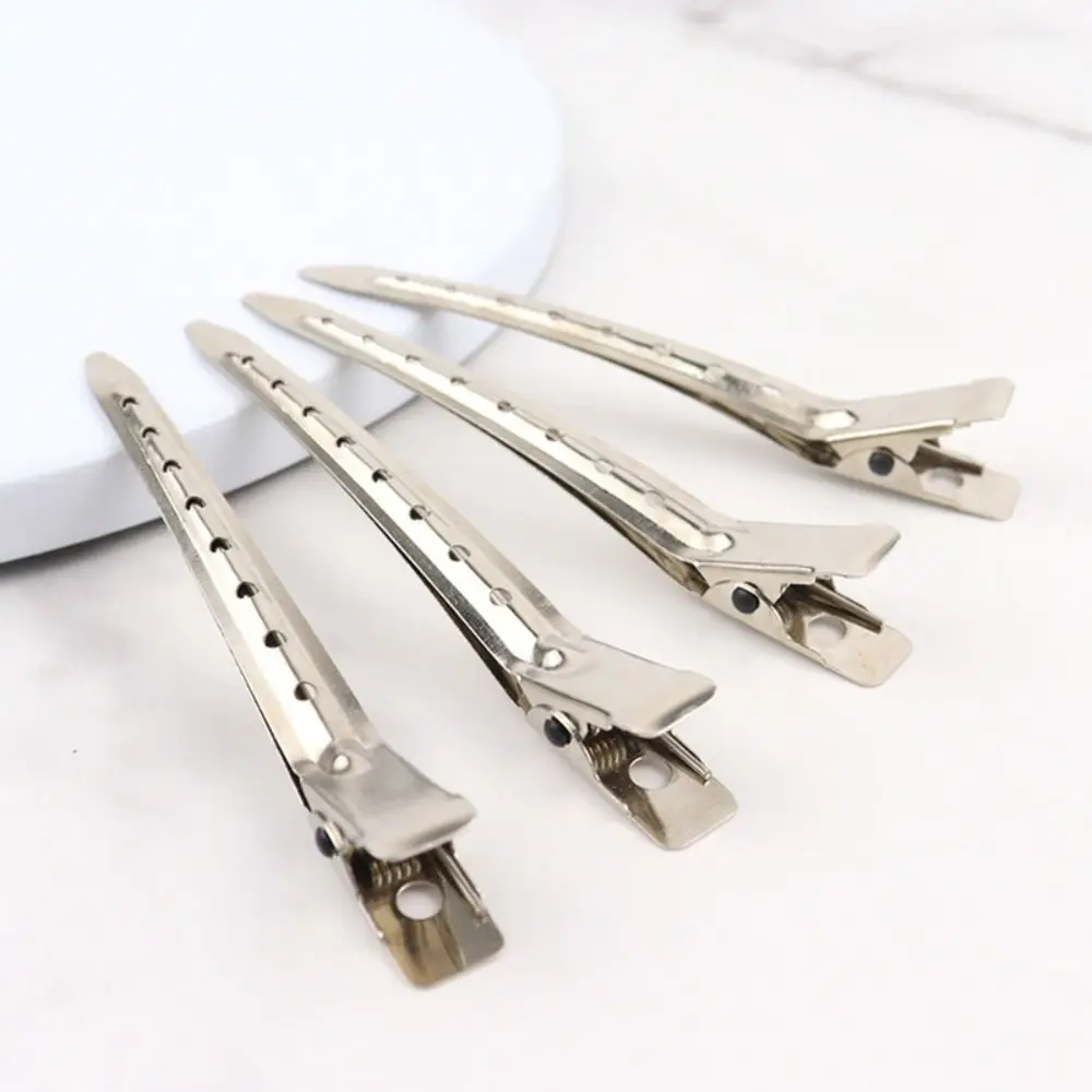 

Hair Styling Accessories No Bend Hairpins No Crease Barrettes Clamps Claws Traceless Hairpin Seamless Hair Clip Duck bill clamp