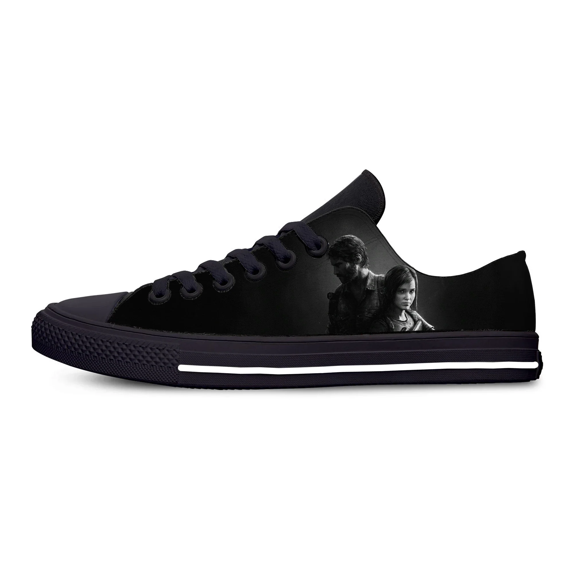 Video Game The Last of Us Hot Fashion Funny Casual Shoes Low Top Lightweight Breathable Board Shoes Men Women Classic Sneakers