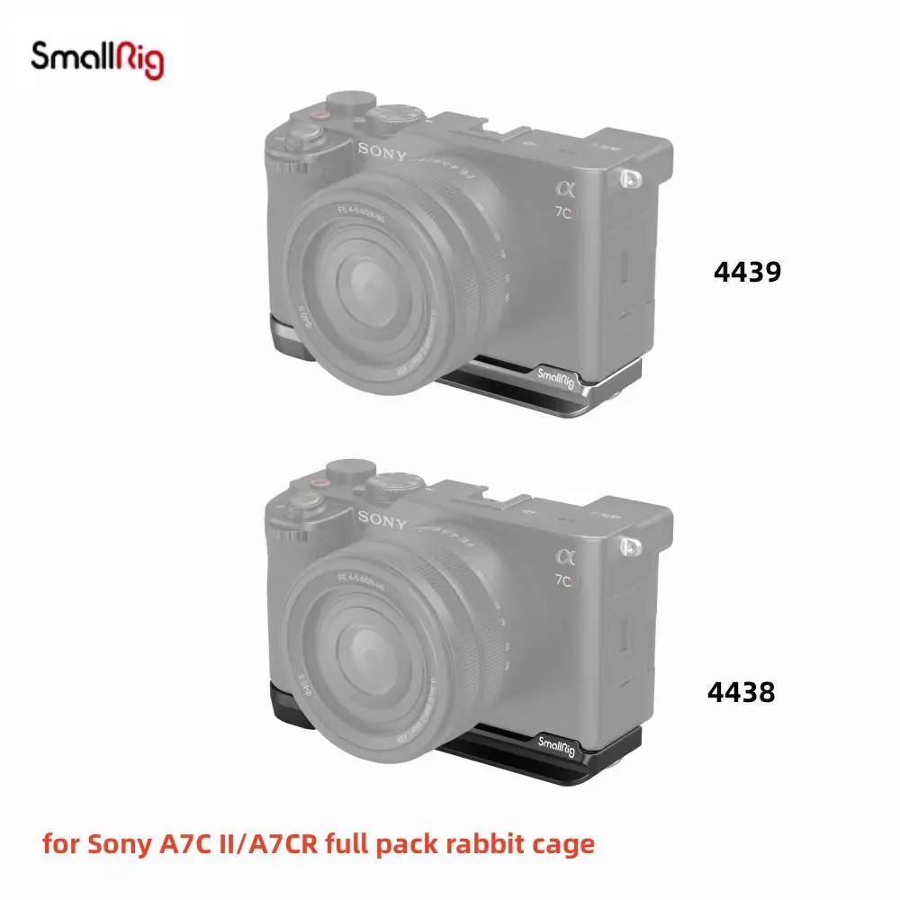 Piastra Di Montaggio Inferiore Smallrig Per Sony Alpha 7C Ii / Alpha 7Cr 4439/4438 Chiave Magnetica Integrata Per Gimbals Treppiede