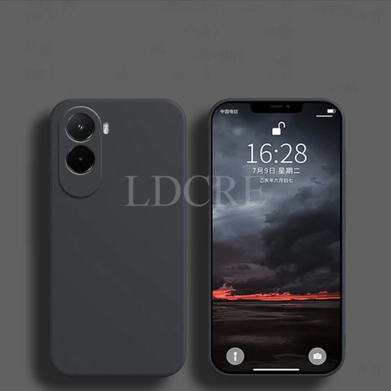 Liquid Silicone TPU Plain Rubber Phone Protector Case - Compatible with Various Models