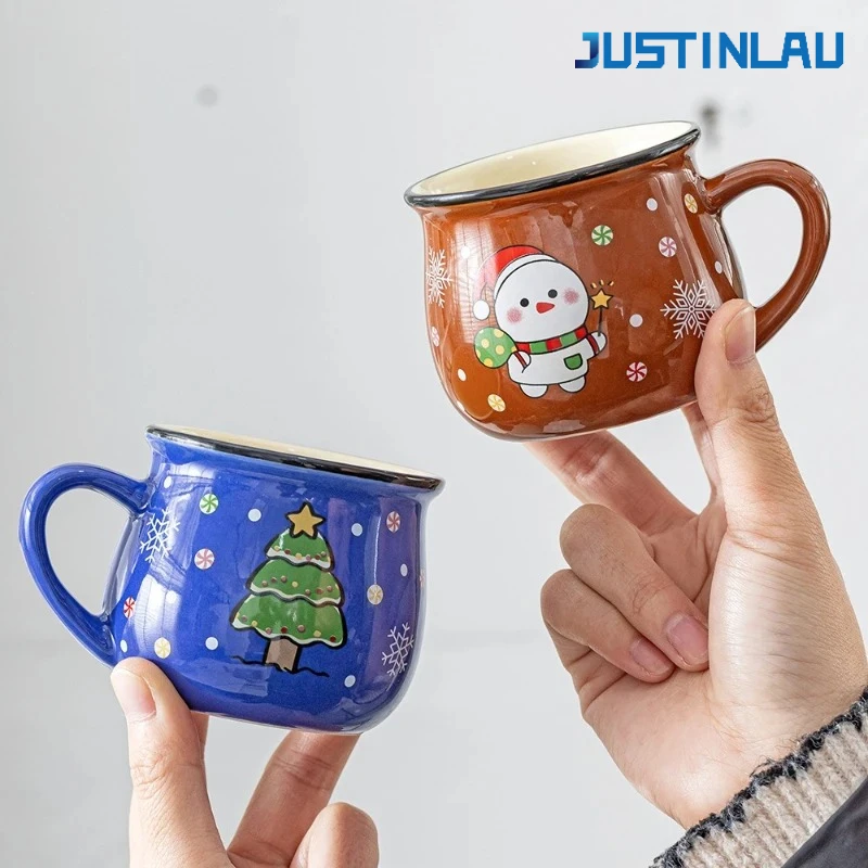 Ceramic Christmas Mug for Hot Coffee Tea