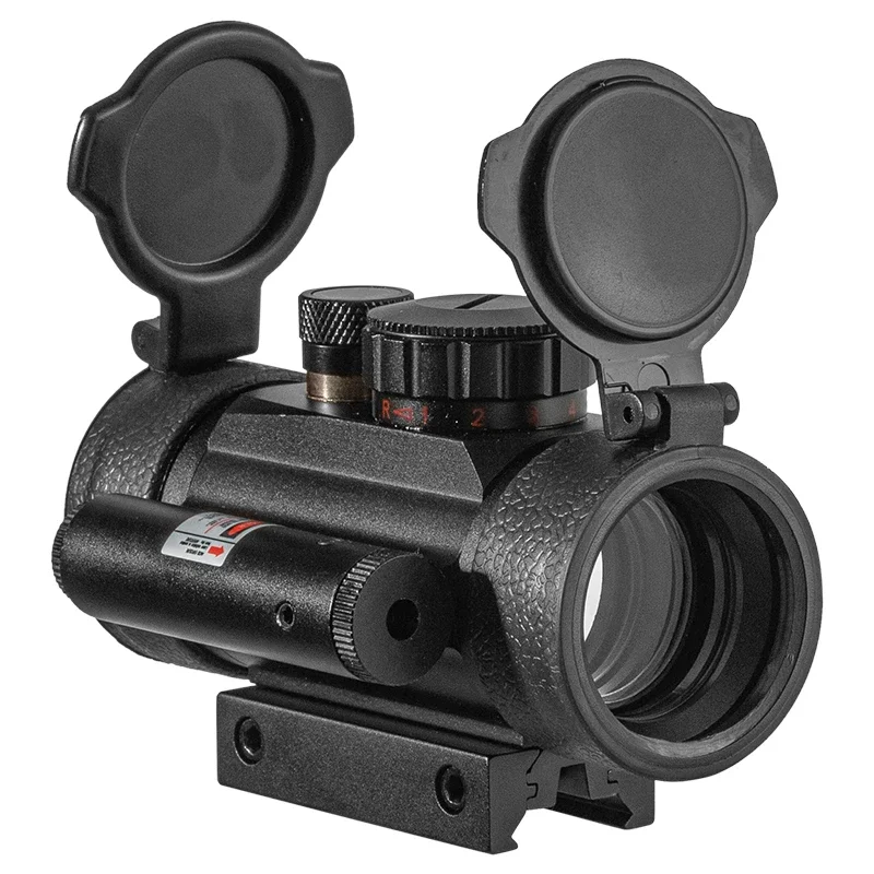 DIANA 1x40 Red Dot With Red Laser Green Dot Sight Scope Corss Sight Tactical Optics Fit 11/20mm Rail Rifle for Hunting