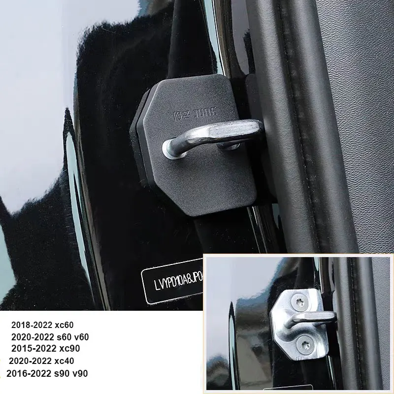 Car Door Lock Buckle Protection Cover - Interior Decoration Accessory