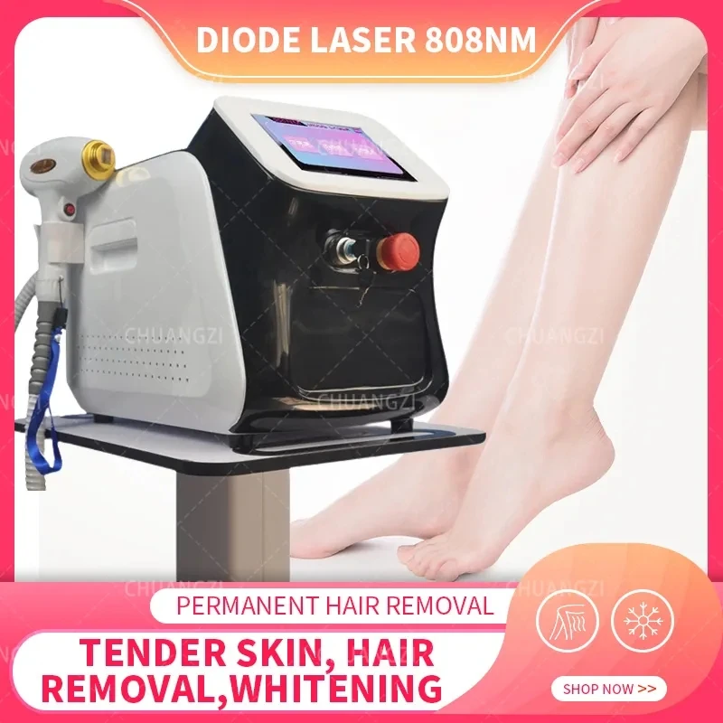 

2024 New Fast Hair Removal Machine 755nm 808nm 1064nm 3 Wavelength Diode L-aser Painless Permanent 2000w Professional