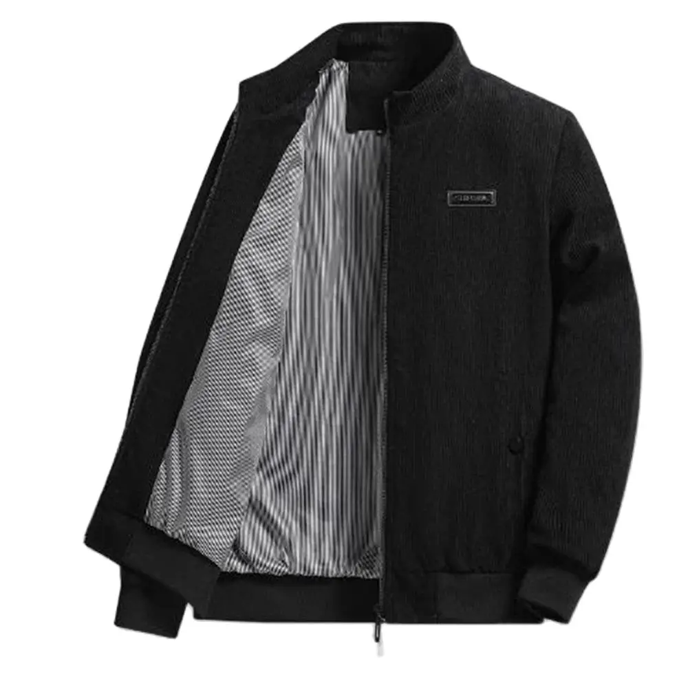 

Men Winter Clothing 2024 New Corduroy Coat Men's Winter Lamb Coat Winter Top Plus Velvet Thickened Outerweasr Large Size Jacket