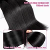 Straight Human Hair Bundles Brazilian Weave Human Hair Bundles 40 50 Inch Bundles Human Hair Remy Hair Extensions tissage 5