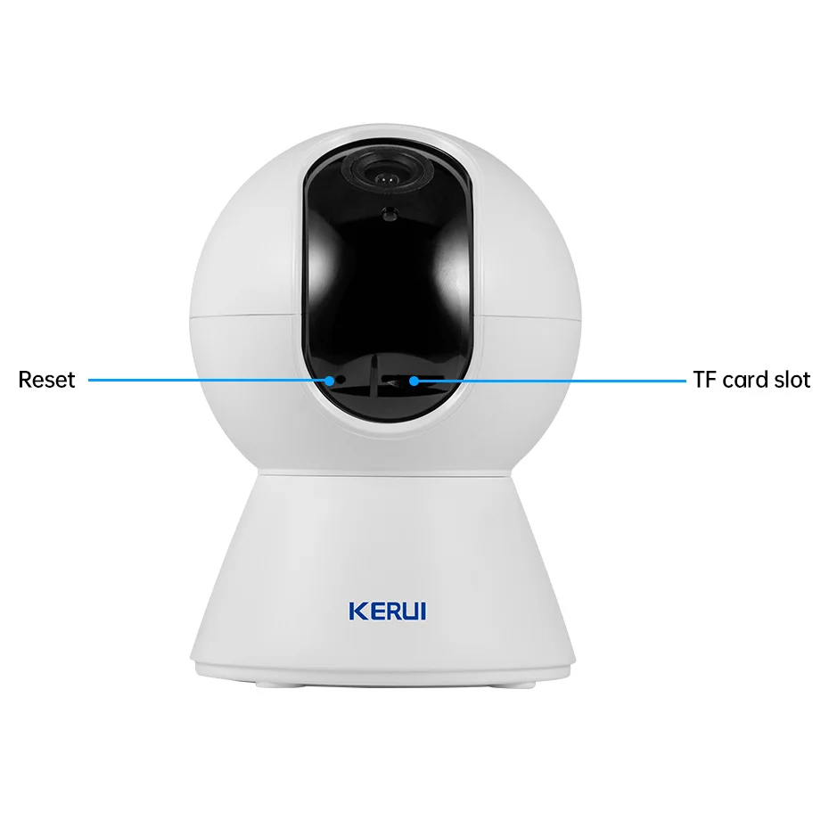 KERUI 1080P 3MP 5MP Tuya Smart Mini WiFi IP-камера Внутренняя беспроводная безопасность Домашняя камера видеонаблюдения 2MP с автоматическим отслеживанием