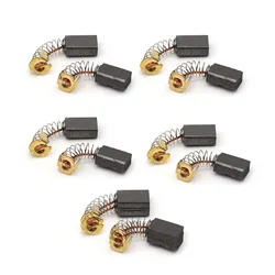 10Pcs Power Tools Carbon Brushes for Rotary Electric Hammer Drill 103 Angle Grinder Circular Saws Motor Graphite Brush 6x10x15mm