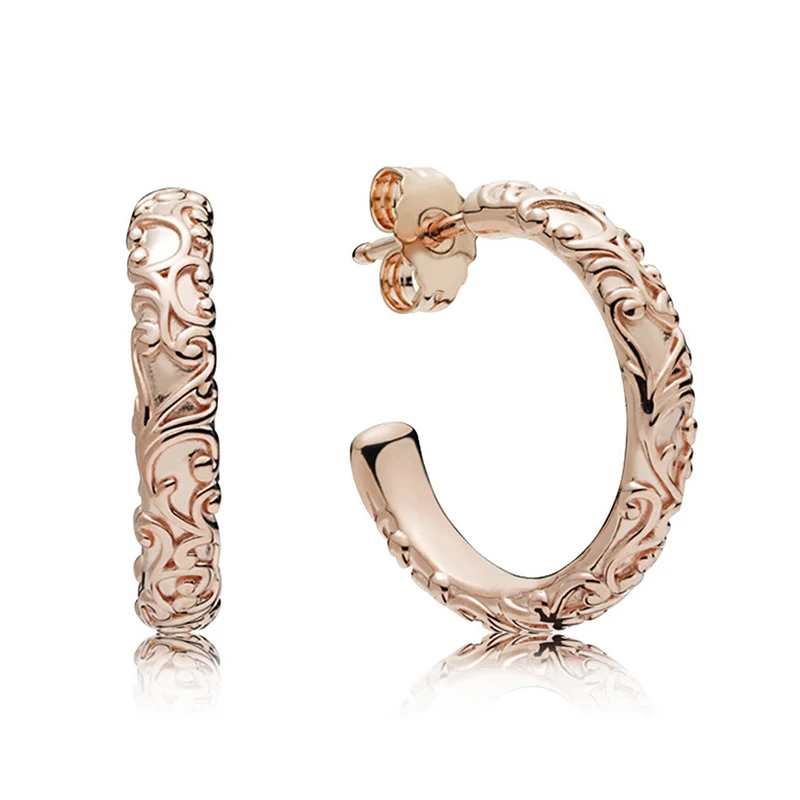 

Женские серьги-кольца из серебра 925 пробы