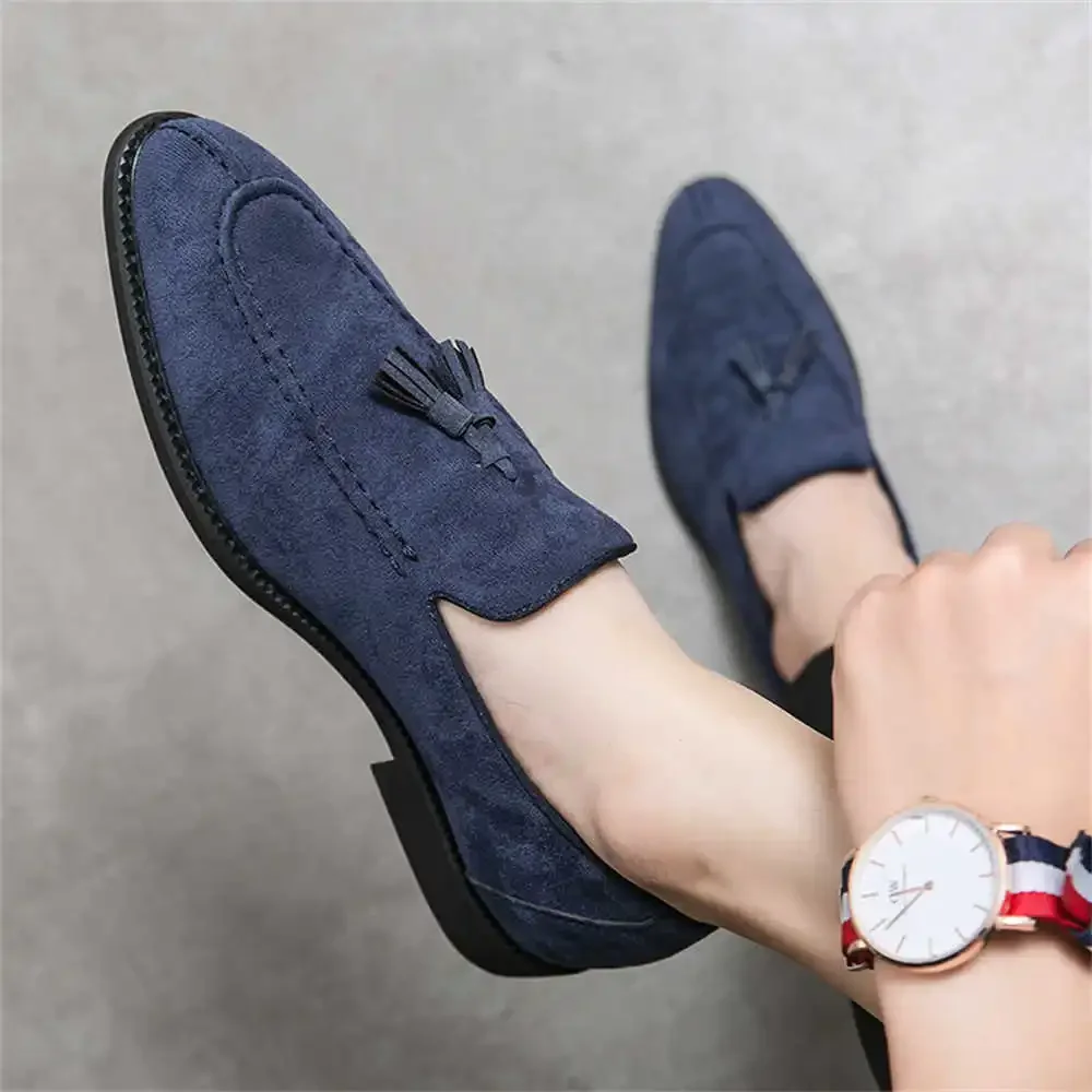 Moccasins Slip-ons Loafers Shoes For Men Dress Men's Sports Shoes White Blue Dress For Men Sneakers Particular Shoose