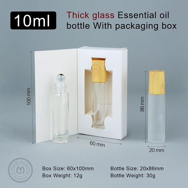 9 Bottiglie Roll-On Vetro 10ml Colorate - Per Oli Essenziali, Aromaterapia E Profumi Fai Da Te - Foto 5