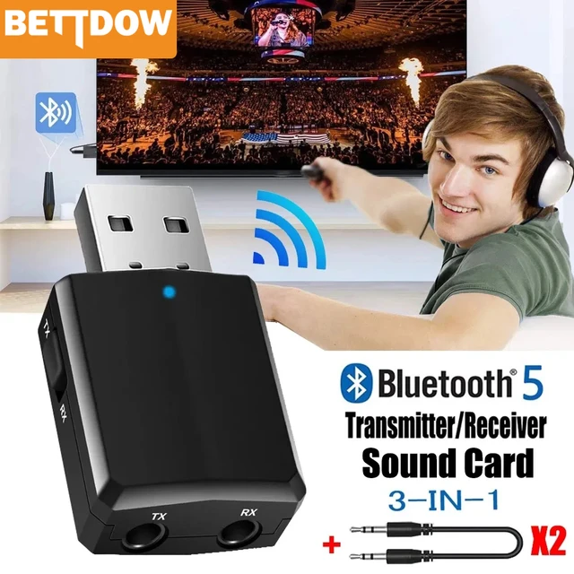 Transmisor de receptor de vídeo de audio Bluetooth-Receptor de transmisor  Bluetooth 5,3-AliExpress