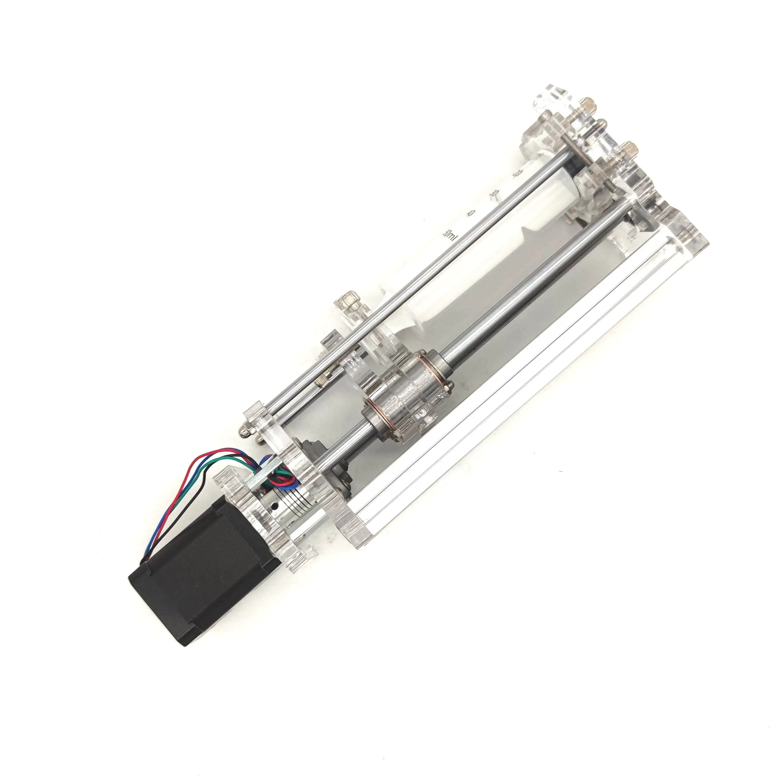 

DIY Syringe Pump Usage Stepper Motor Linear Actuator Without Controller 1ml~150ml