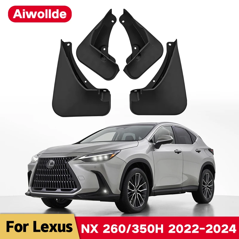Car Fender Mud Flaps For Lexus NX NX260 NX350h 2022 2023 2024 Splash