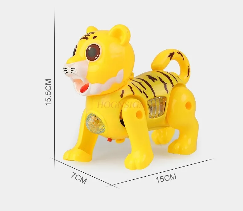 Tiger Year Gift Electric Rope Walking Tiger Luminous Band Music Electric Toy 6