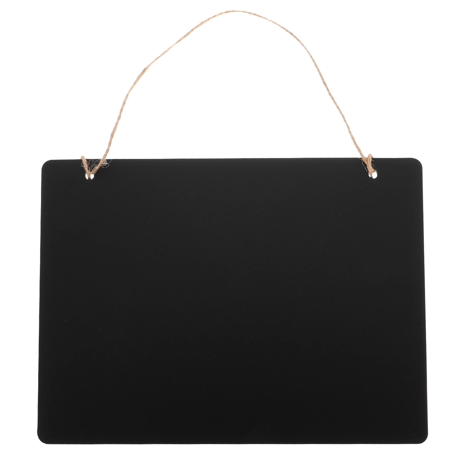 Blackboard Sign Hanging Chalkboard Wall Message Woodlive Signs Labels Small Display Decor Doubledecorate Sided Wooden
