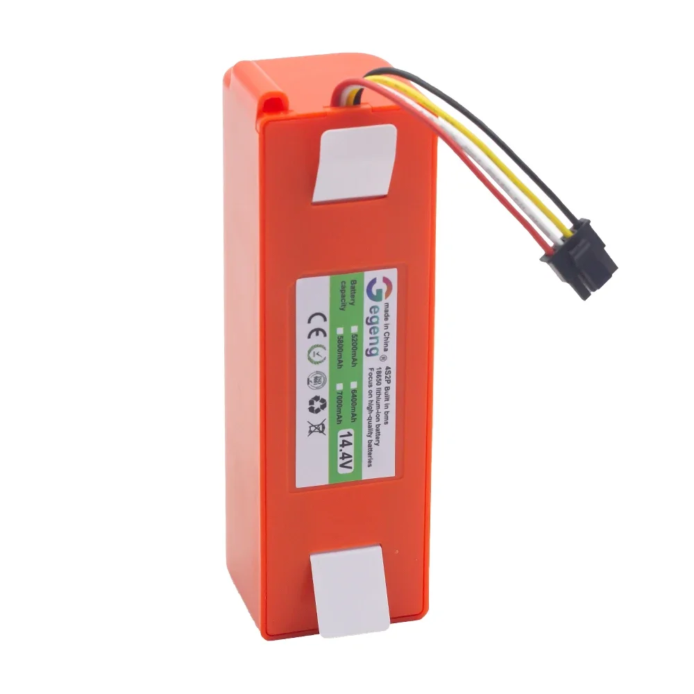 Vacuum Cleaner Battery 14.4V 7000mAh Li-ion For Xiaomi Robot