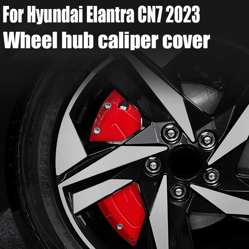 

For Hyundai Elantra CN7 2023 Aluminum alloy brake caliper cover wheel hub decoration