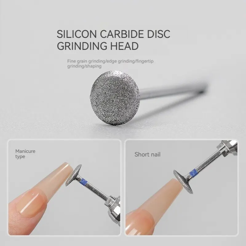 3PCS Flying Saucer Grinding Head Portable Nail Polishers Nail Professional Polishing Tools Dead Skin Removing Dril nail polisher