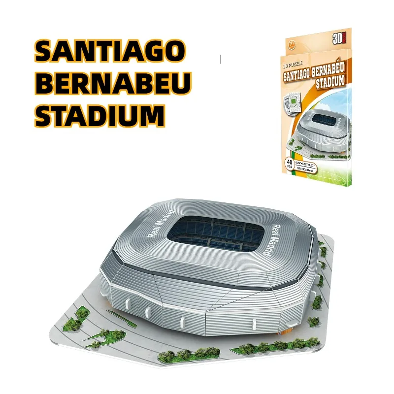 3D Puzzle of Iconic Football Stadiums - Interactive Children's Toy Building Set