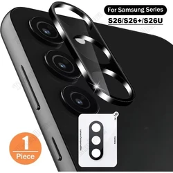 Premium Protective Metal Camera Lens Tempered Glass Film - S23 (Samsung S26)