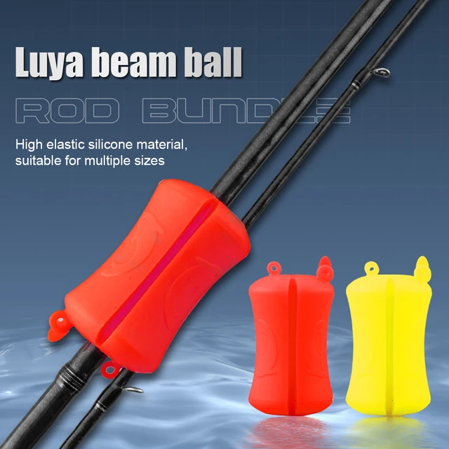 Fishing Rod Holder Silicone Fishing Rod Pole Fastener Strong Flexible  Multi-functional Gear Tackle Protection Fishing