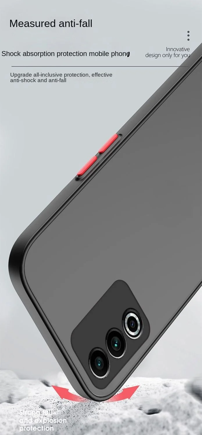 Hard PC Transparent Matte Magnetic Protective Back Cover Full Phone Shell Housing