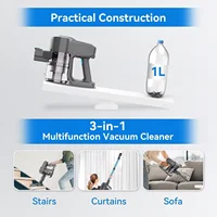 DEVOAC N300 aspirateur sans fil 6 en 1 puissant aspirateur à main Ultra-léger batterie 2200mAh pour tapis sol dur 6