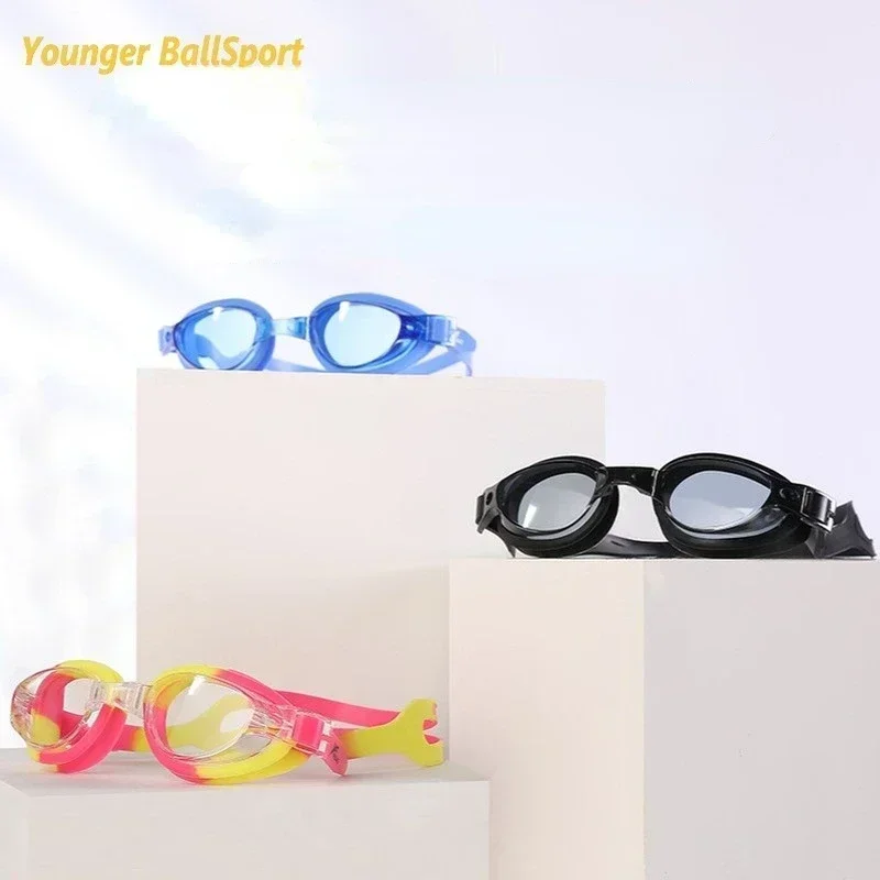 Myopia Swimming Goggles Swim Cap Swimming Glasses Anti-fog Waterproof Cap Waterproof Sleeve Nose Clip Earplugs Set