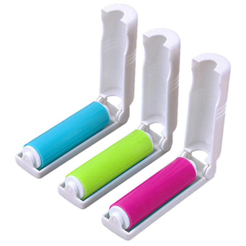 Washable Reusable Gel Lint Roller Pet Hair Remover Roller Folding Lint