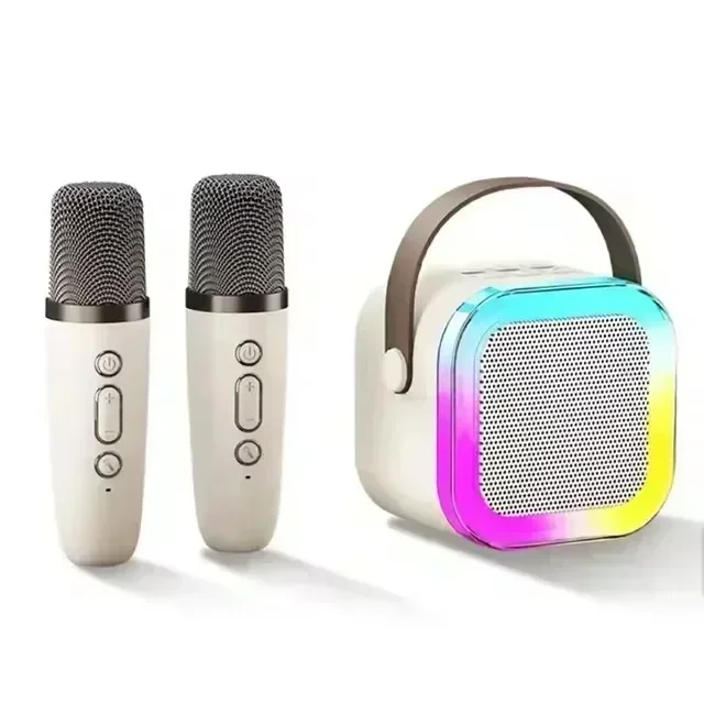 Bluetooth Microphone Professional Bluetooth Gaming KTV Karaoke Microphone Noise Cancelling Live Streaming iPhone Samsung Laptop Speaker Device