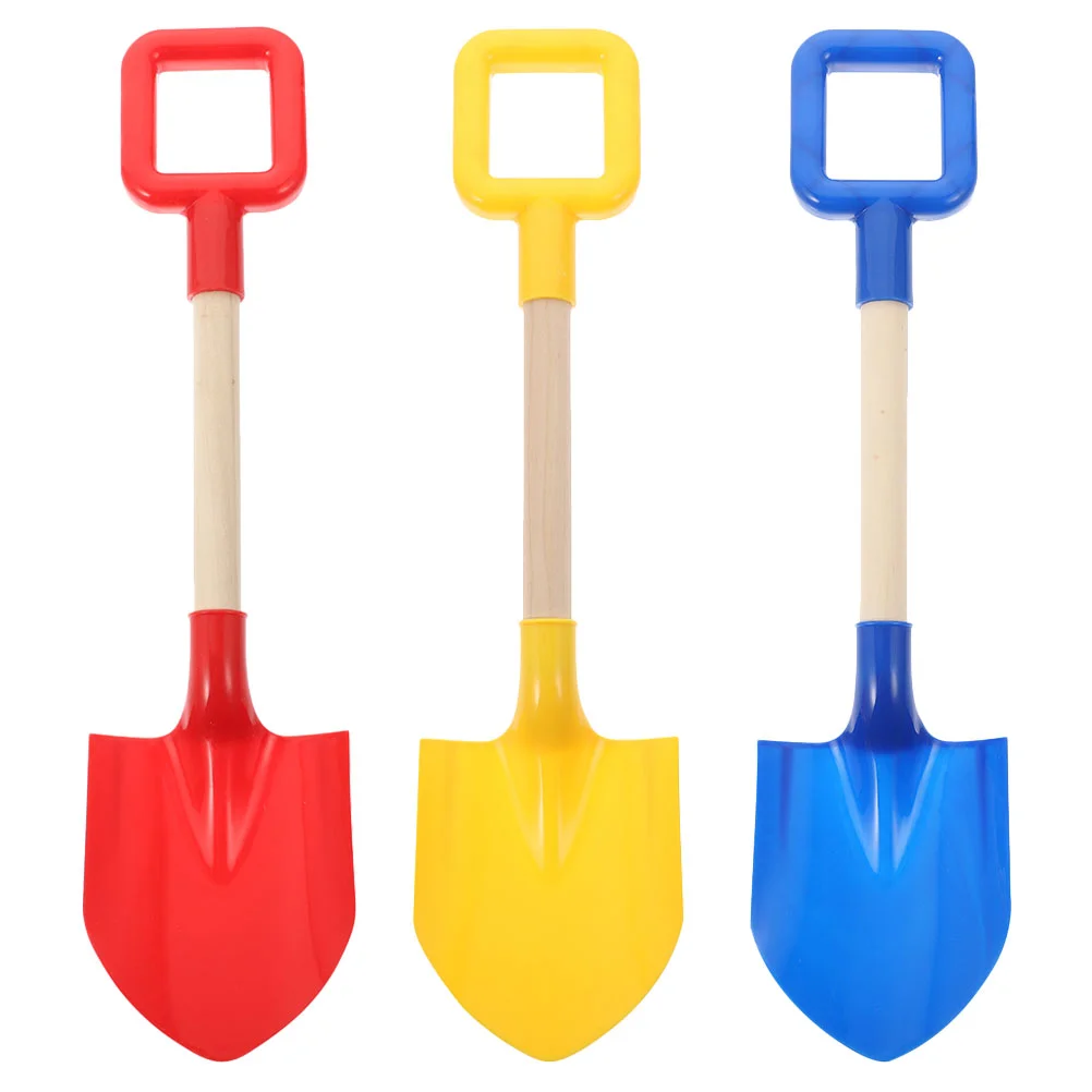 Pack 2 Palas De Playa Para Niños Con Mango De Madera – Ligeras Y Portátiles, Ideales Para Arena Y Nieve – Actividades Al Aire Libre