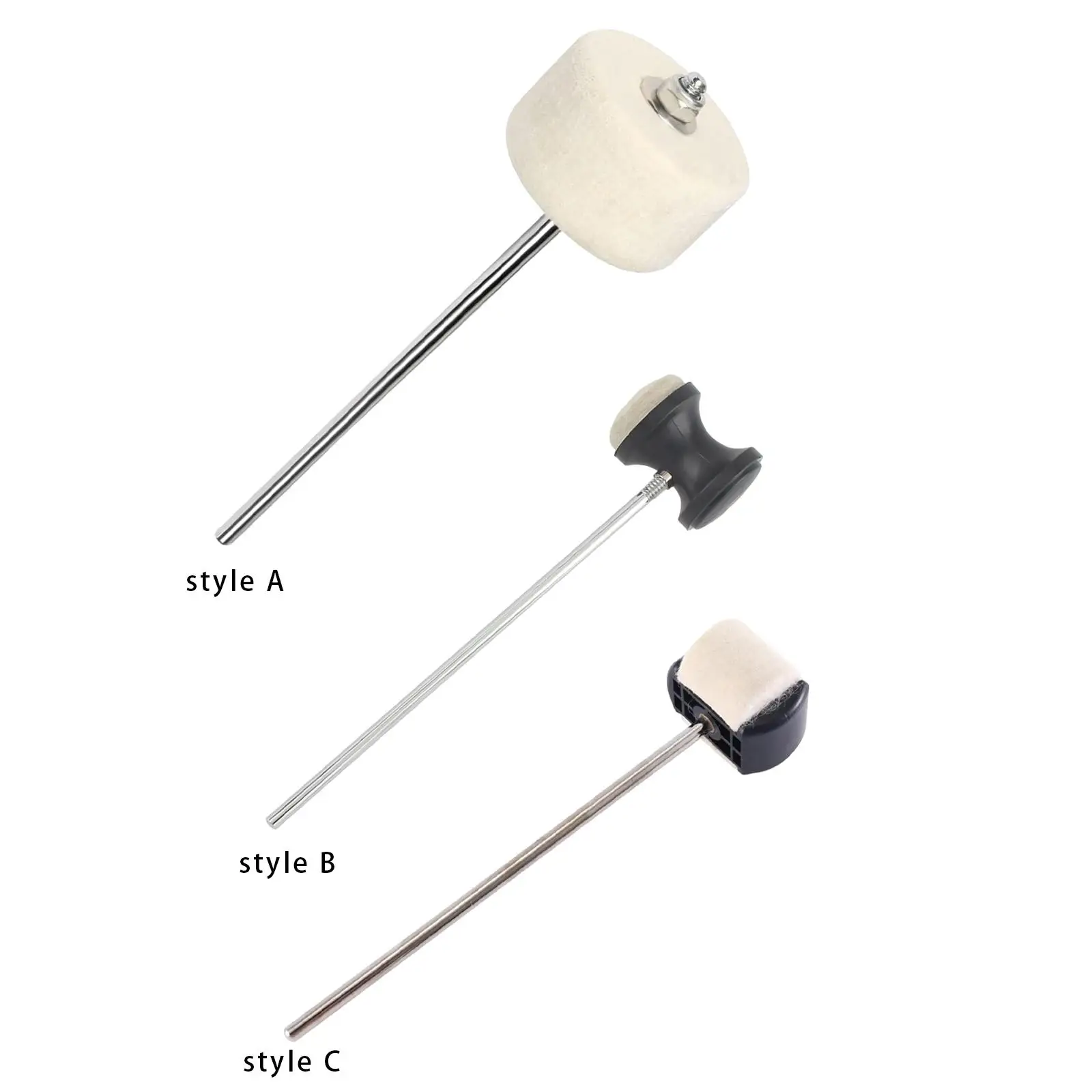 

Drum Pedal Beater Professional Lightweight Anti Slip Bass Percussion Sticks